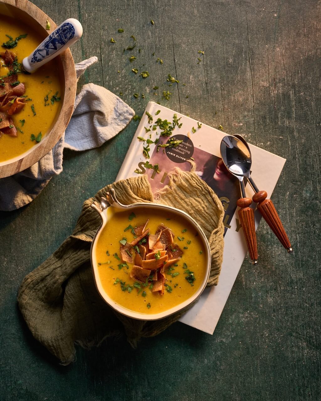 Chili lentil and Sweet Potato Soup